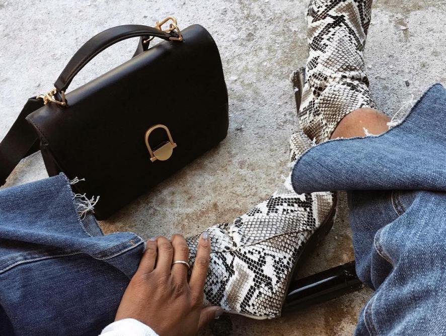 Denim Culottes and Booties