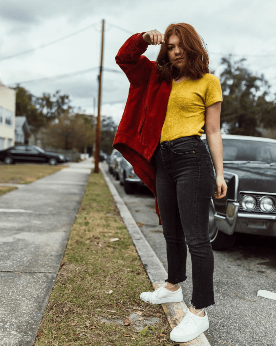 Jeans and T-shirt Lazy Day Outfit