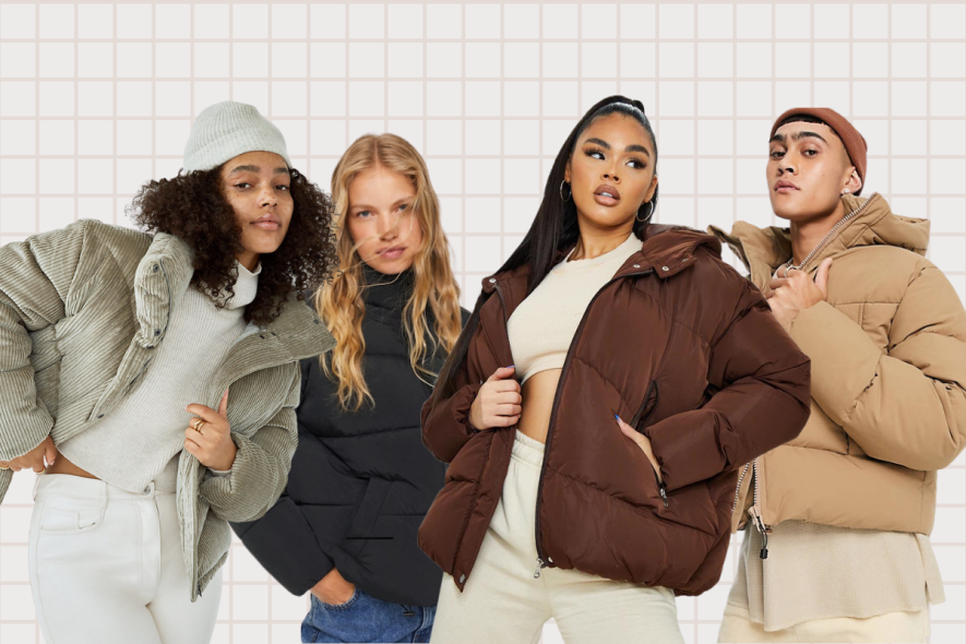 neutral puffer jackets