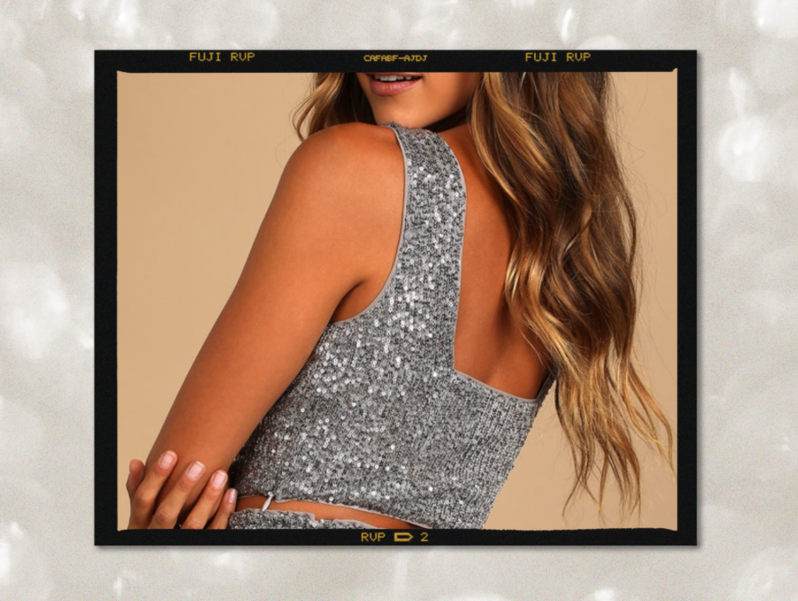 NYE crop top header